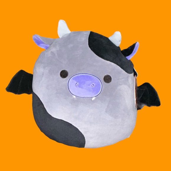 12-inch Bridgette Squishmallows Plush Toy Vampire Bat Cow - Picture 3 of 11